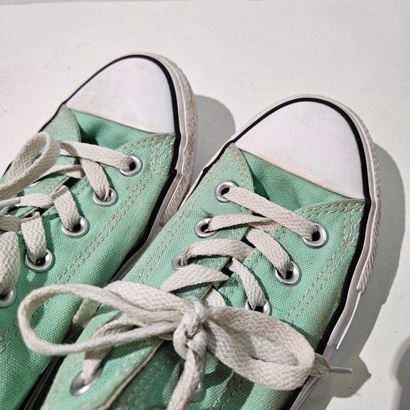 Converse All‎ Star Classic Low Top Sneakers Women's 8 Men's 6 Mint Green - Picture 3 of 8